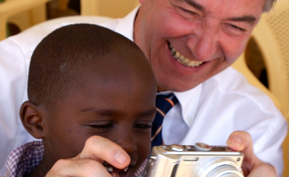 Unbeschwerte Augenblicke während einer Projektreise in Nairobi: für Kinder in der Dritten Welt keine Selbstverständlichkeit Entwicklungshilfe Nairobi