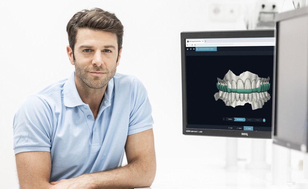 Einfach, schnell und validiert: Diesem Prinzip folgt das Lösungsangebot für den digitalen Workflow auf dentamile.de. Einfach, schnell und validiert: Diesem Prinzip folgt das Lösungsangebot für den digitalen Workflow auf dentamile.de.