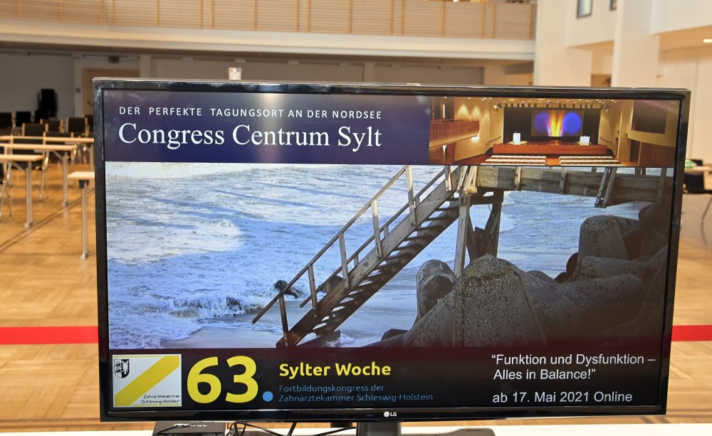Bildschim im Congress Centrum Sylt